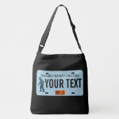 British Columbia Sasquatch License Bord Crossbody Tas (Achterkant)