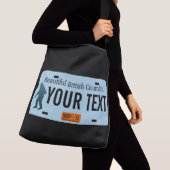 British Columbia Sasquatch License Bord Crossbody Tas (Dichtbij)