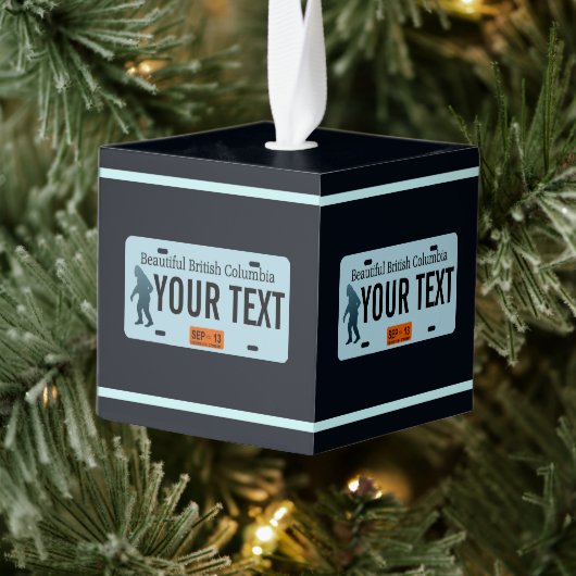 British Columbia Sasquatch License Bord Decoratie (Boom)
