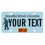 British Columbia Sasquatch License Bord Fotobeeldje Magneet<br><div class="desc">Het donkere silhouet van Sasquatch (Bigfoot) op een blanco Brits Columbia-bord. Voeg je eigen tekst toe. Borden voor de afgifte van vergunningen voor aanvullende staten en andere entiteiten (Canadese provincies, buitenlandse landen) op verzoek. Als u in plattelandsgebieden in het noordwesten van de Stille Oceaan woont of reist, kunt u mogelijk...</div>