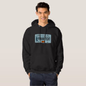 British Columbia Sasquatch License Bord Hoodie (Voorkant volledig)