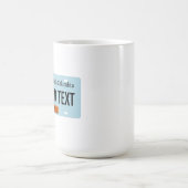 British Columbia Sasquatch License Bord Koffiemok (Center)