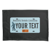 British Columbia Sasquatch License Bord Kussensloop (Voorkant)