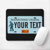British Columbia Sasquatch License Bord Muismat (Met muis)