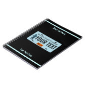 British Columbia Sasquatch License Bord Notitieboek (Linkerzijde)