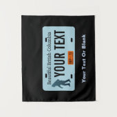 British Columbia Sasquatch License Bord Wandkleed (Voorkant)
