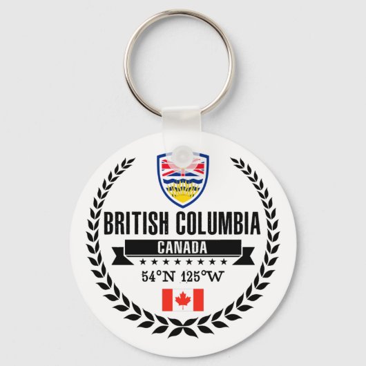 British Columbia Sleutelhanger (Voorkant)