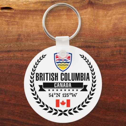 British Columbia Sleutelhanger (Voorkant)