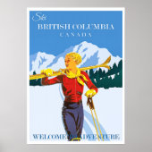 British Columbia Travel Poster (Voorkant)