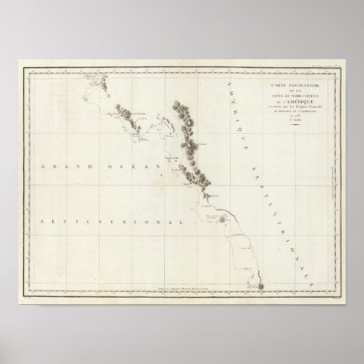 British Columbia, Washington en Oregon Poster (Voorkant)