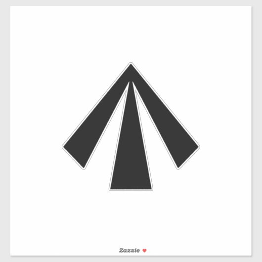 British Convict Arrow British Army MOD Crows Foot Sticker (Vel)