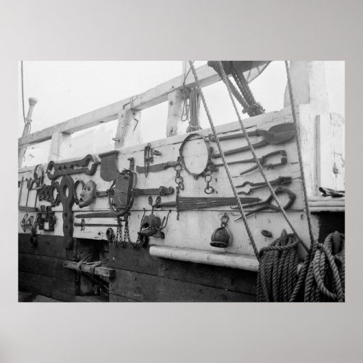 British Convict Ship, jaren 1910 Poster (Voorkant)