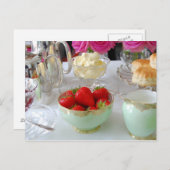 British Cream Tea Briefkaart (Voorkant / Achterkant)