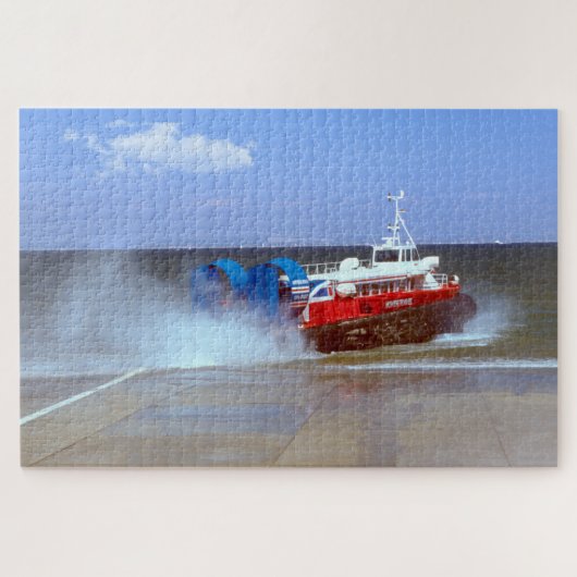 British Cross Channel Hovercraft. jaren zeventig Legpuzzel (Horizontaal)