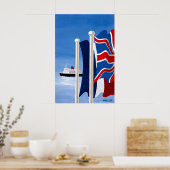 British Cruise Travel Poster (Keuken)
