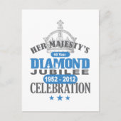 British Diamond Jubilee - Royal Souvenir Briefkaart (Voorkant)