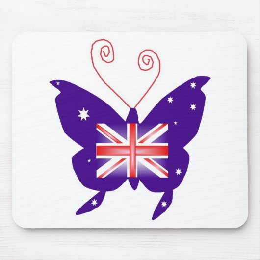 British Diva Butterfly Muismat (Voorkant)