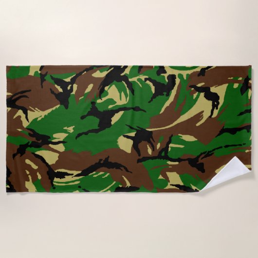 British DPM CAMO Beach Towel Strandlaken (Voorkant)