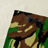 British DPM CAMO Beach Towel Strandlaken (In situ)