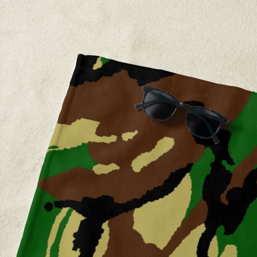 British DPM CAMO Beach Towel Strandlaken (In situ)