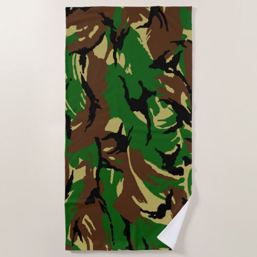 British DPM CAMO Beach Towel Strandlaken (Voorkant)