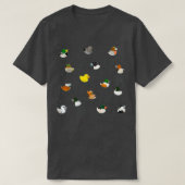 British Ducks Pattern T-shirt (Design voorkant)
