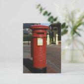 British Edward VII Pillar Box Briefkaart (Staand voorkant)