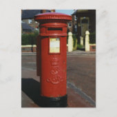 British Edward VII Pillar Box Briefkaart (Voorkant)