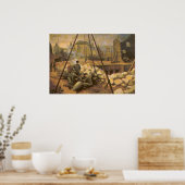 British EOD Digging voor Bomb Poster (Keuken)