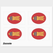 British EOD Rechthoekige Sticker (Vel)