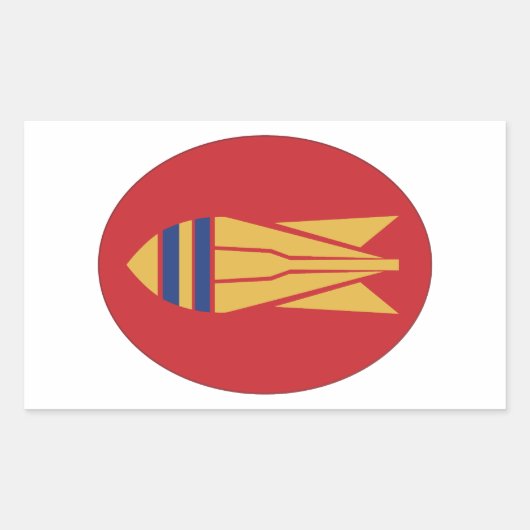 British EOD Rechthoekige Sticker (Voorkant)