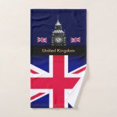 British Flag Bathroom UK, Big Ben/London Towels Bad Handdoek (Handdoek)