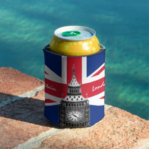 British Flag & Big Ben - Londen, VK/sportfans Blikjeskoeler
