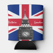 British Flag & Big Ben - Londen, VK/sportfans Blikjeskoeler (Achterkant)