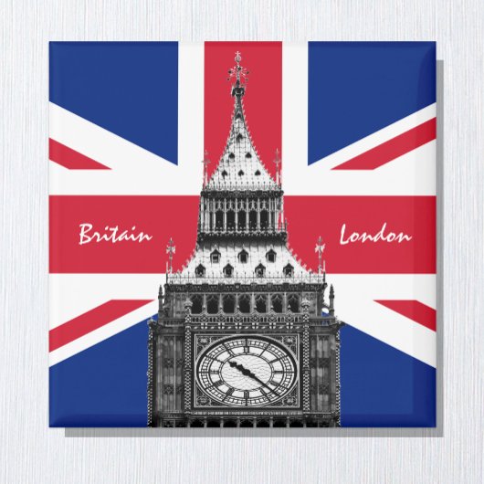British Flag & Big Ben - Londen, VK/sportfans Magneet