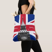 British Flag & Big Ben - Londen, VK/sportfans Tote Bag (Dichtbij)