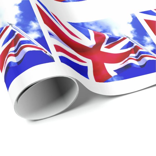 BRITISH FLAG CADEAUPAPIER (Rol Hoek)
