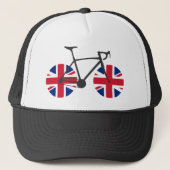 British Flag Cycling Trucker Pet (Voorkant)