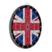 British Flag Dartboard & United Kingdom / game Dartbord (Voorkant Links)