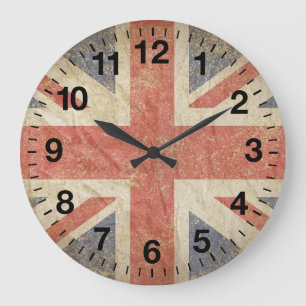 British Flag Distress Grote Klok