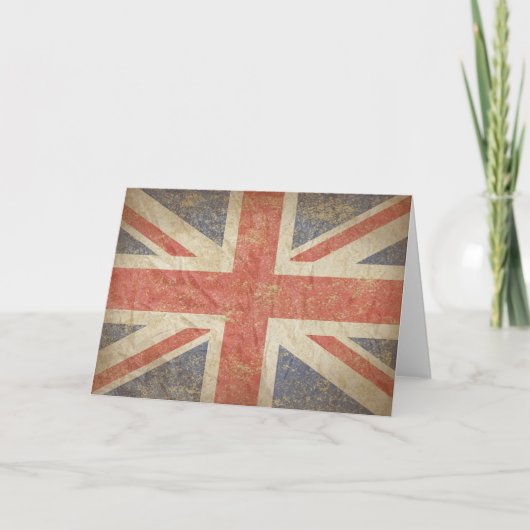 British Flag Distressed Kaart (Voorkant)