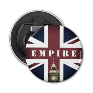 British Flag, Empire, Verenigd Koninkrijk, Big Ben Button Flesopener