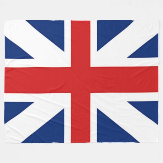 BRITISH FLAG FLEECE DEKEN (Voorkant (Horizontaal))