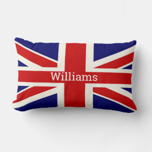 BRITISH Flag gepersonaliseerd Kussen