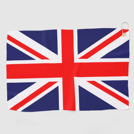 British Flag Golf Towel Golfhanddoek (Horizontaal)