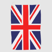 British Flag Golf Towel Golfhanddoek (Voorkant)