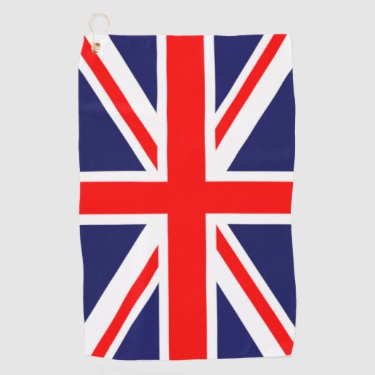 British Flag Golf Towel Golfhanddoek (Voorkant)