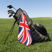 British Flag Golf Towel Golfhanddoek (Groen)