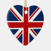 British Flag Kerstversier Keramisch Ornament (Rechts)