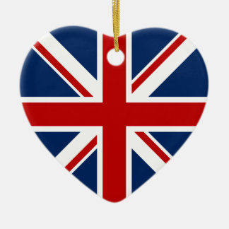 British Flag Kerstversier Keramisch Ornament